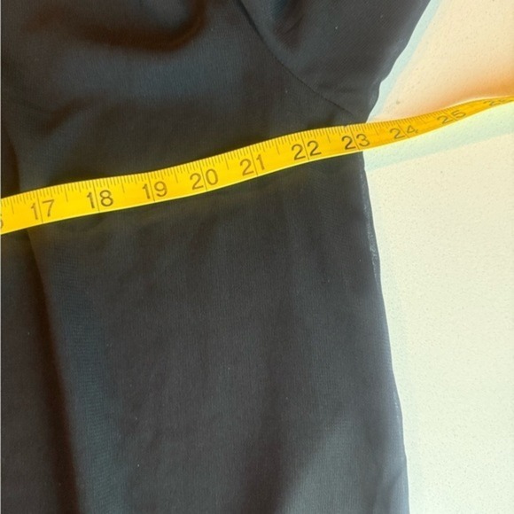 A.N.A Women’s Black‎ Sheer Blouse XL Tie Neck Long Sleeve Lightweight Size XL - Picture 9 of 11